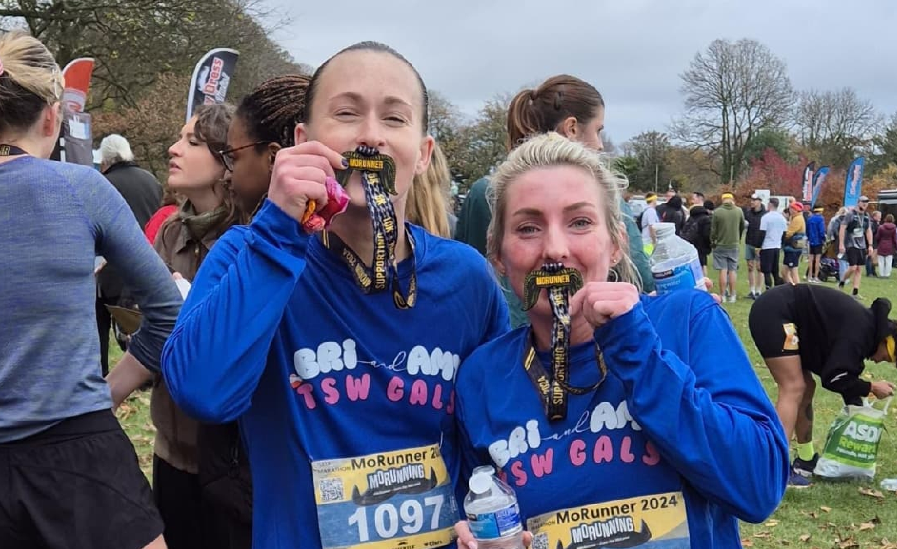Briana & Amy running